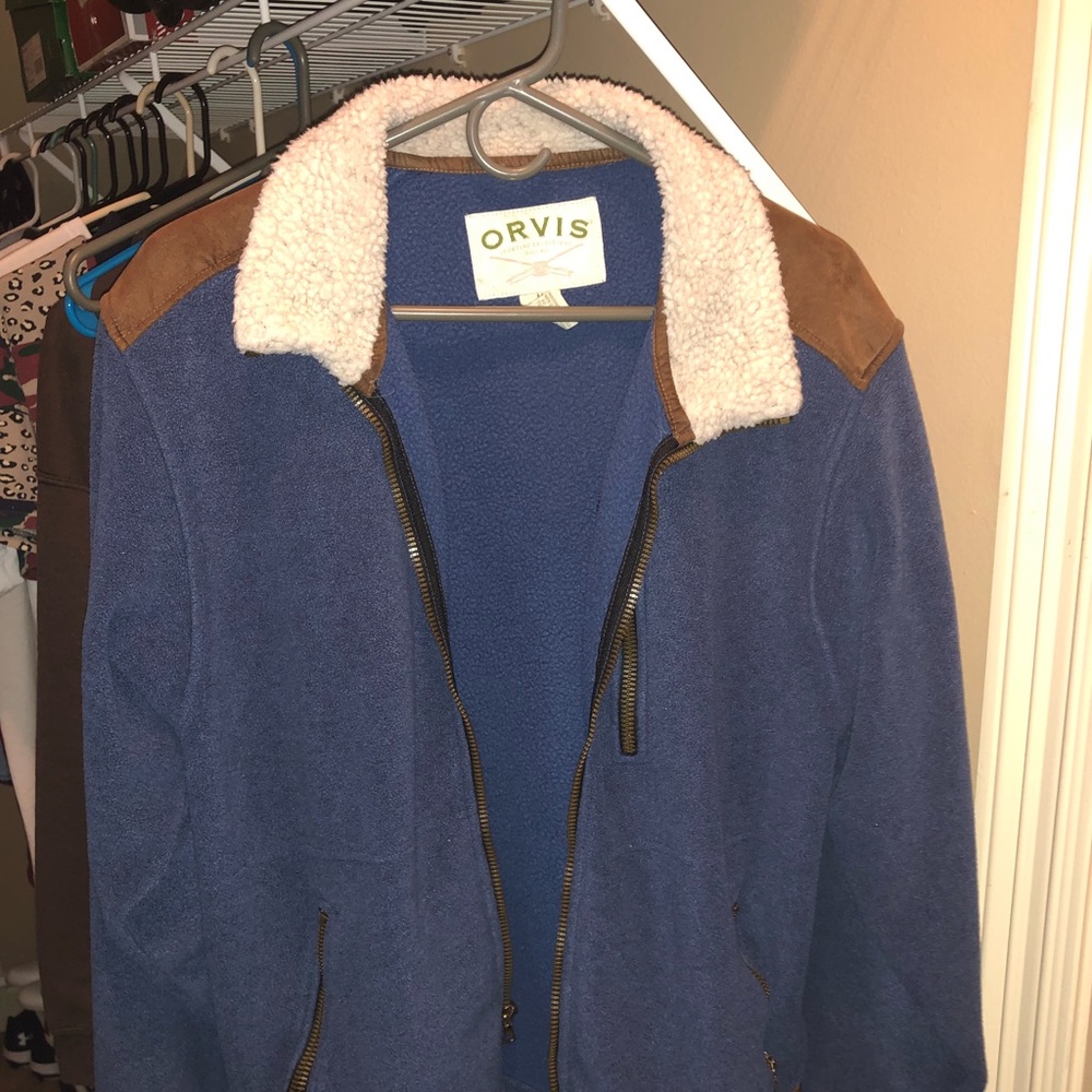 Orvis Zip Up Sweater Size Medium